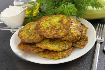 Кабачковые оладьи по самому вкусному рецепту